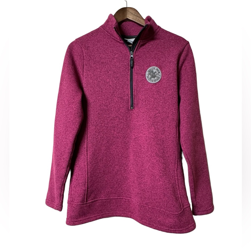 Women's Duluth Pack Pink Quarter-Zip Fleece